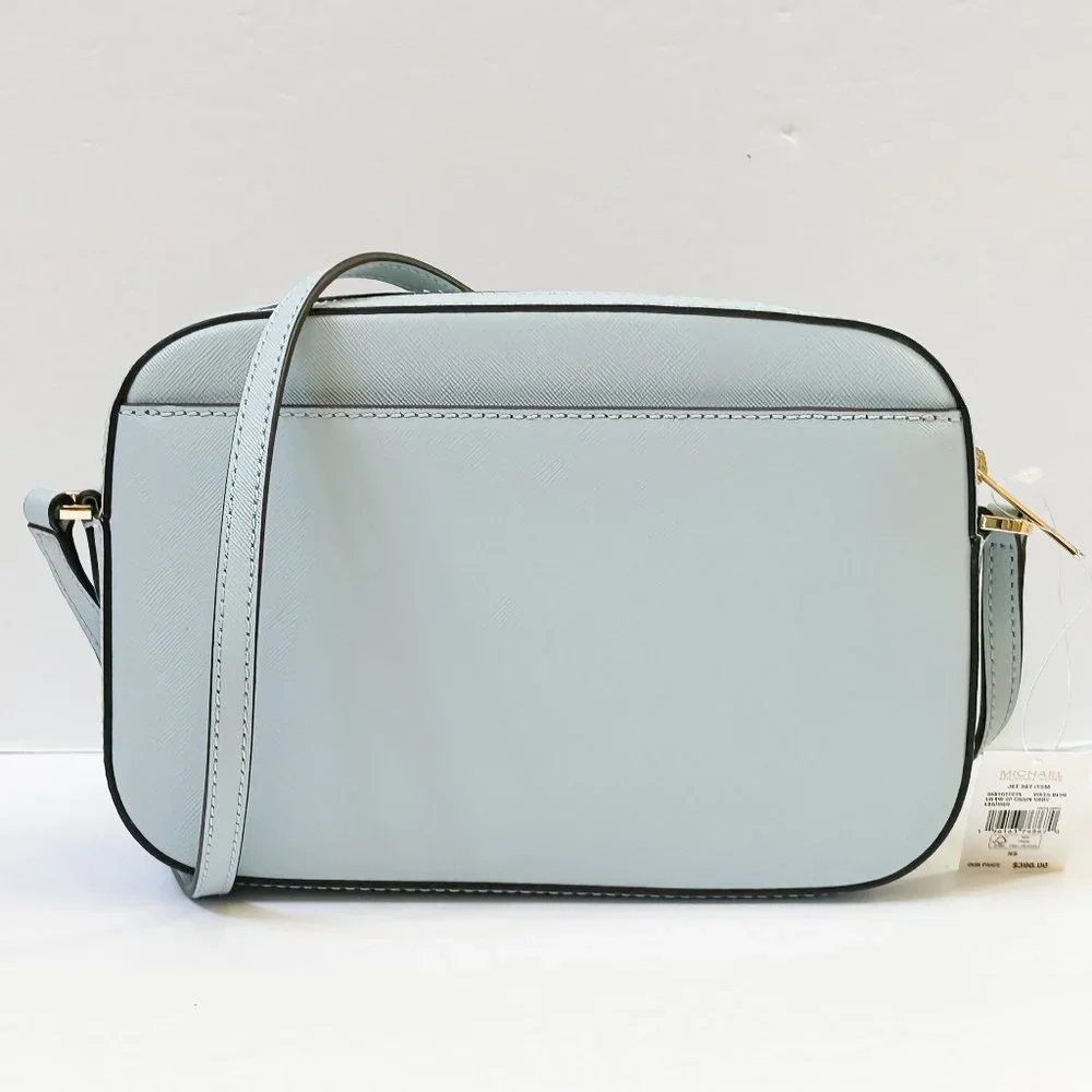 Michael Kors Jet Set Item East West Chain Crossbody Shoulder Bag Vista Blue - Picture 2 of 12